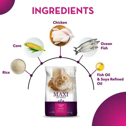 Maxi Adult Ocean Fish Adult Dry Cat Food view 2