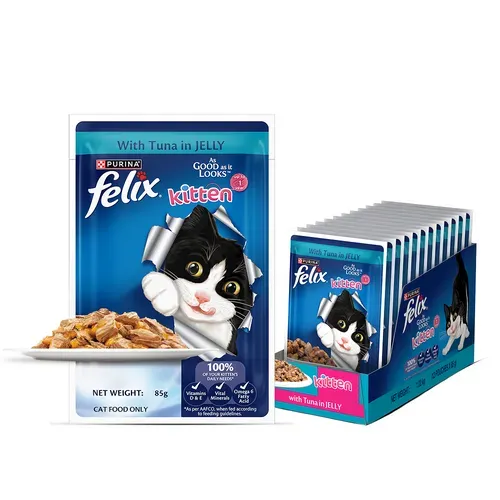 Purina Felix with Tuna in Jelly Kitten Wet Food view 2
