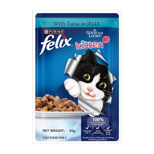 Purina Felix with Tuna in Jelly Kitten Wet Food