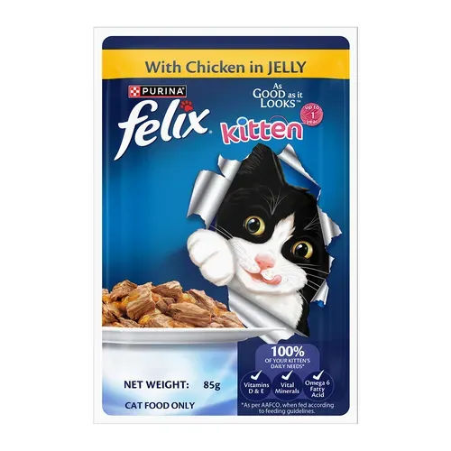 Purina Felix with Chicken in Jelly Kitten Wet Food