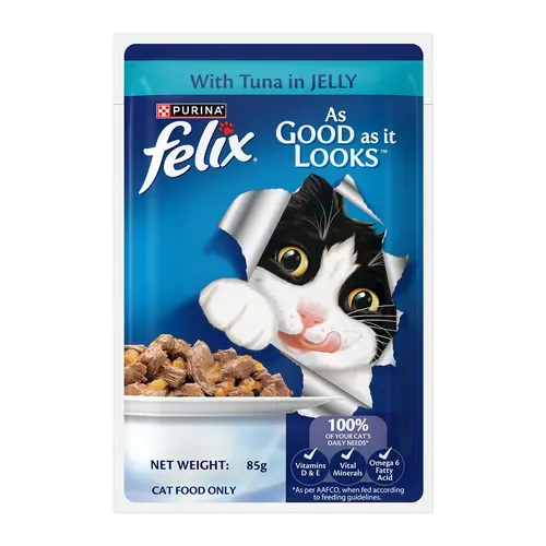 Purina Felix with Tuna in Jelly Adult Wet Cat Food