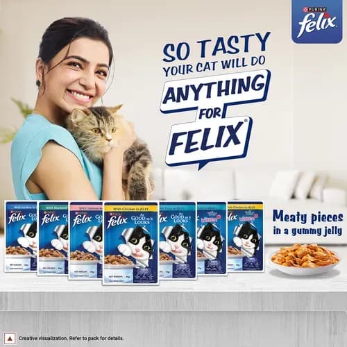 Purina Felix with Tuna in Jelly Adult Wet Cat Food view 4