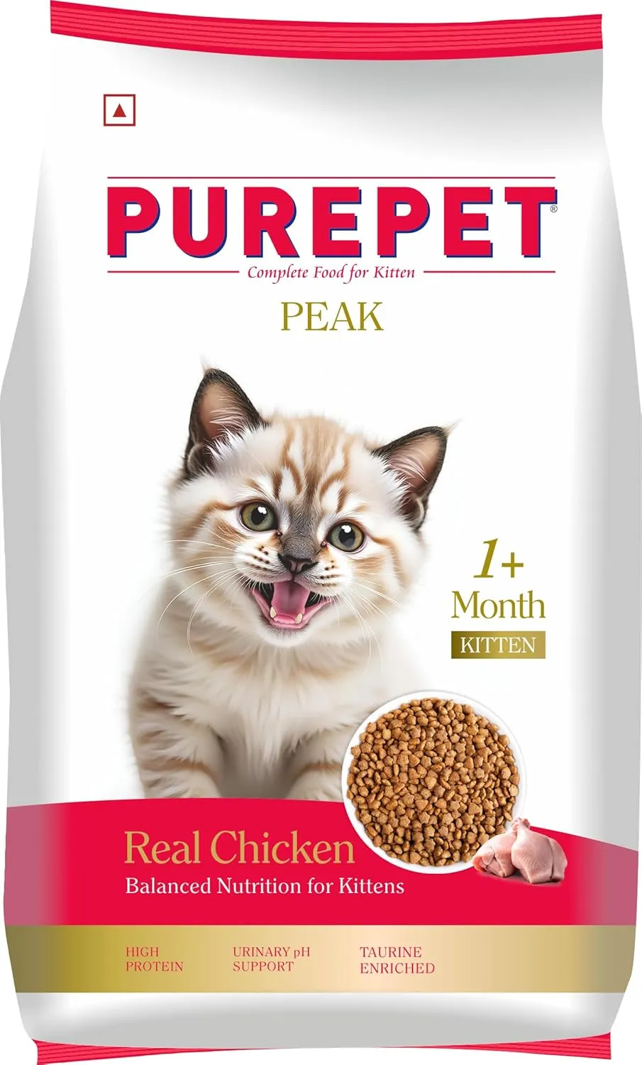 Purepet Peak Real Chicken Kitten Dry Food view 1