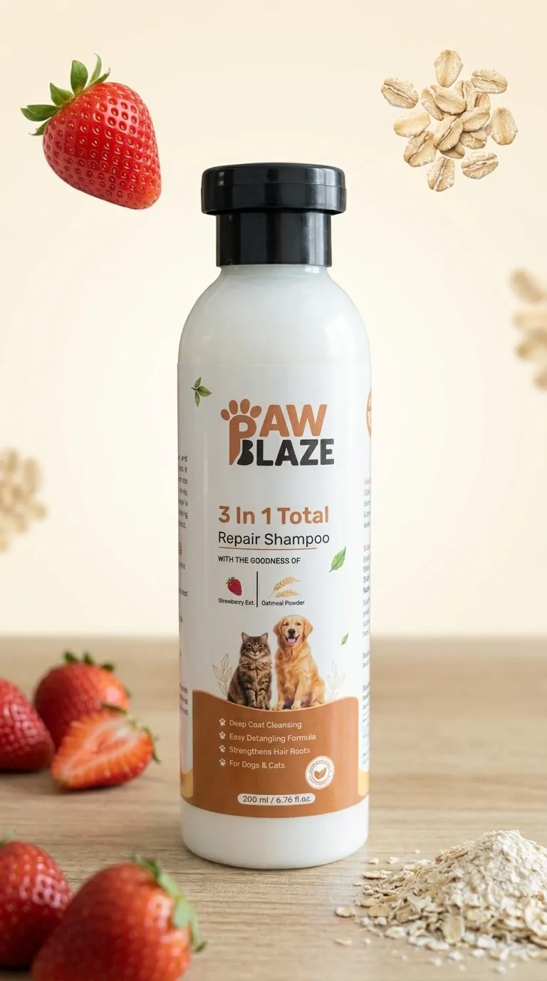 PawBlaze 3-in-1 Total Repair Shampoo For Dogs & Cats view 3