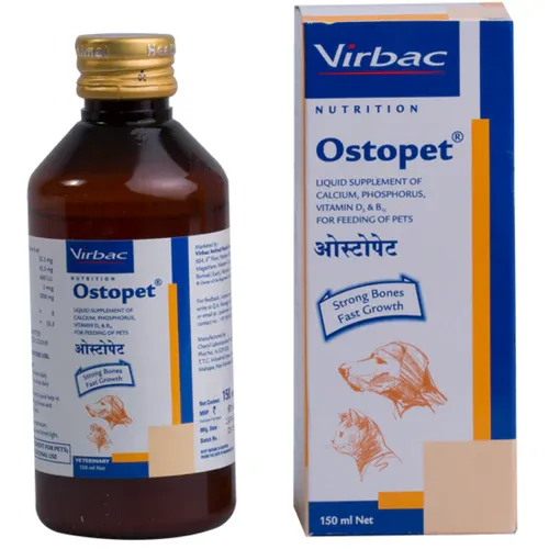 Virbac Ostopet Calcium Supplement Syrup for Dogs and Cats view 3