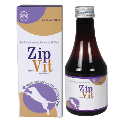 Intas Zipvit Multi Vitamin Supplement for Dogs and Cats (200ml) view 3