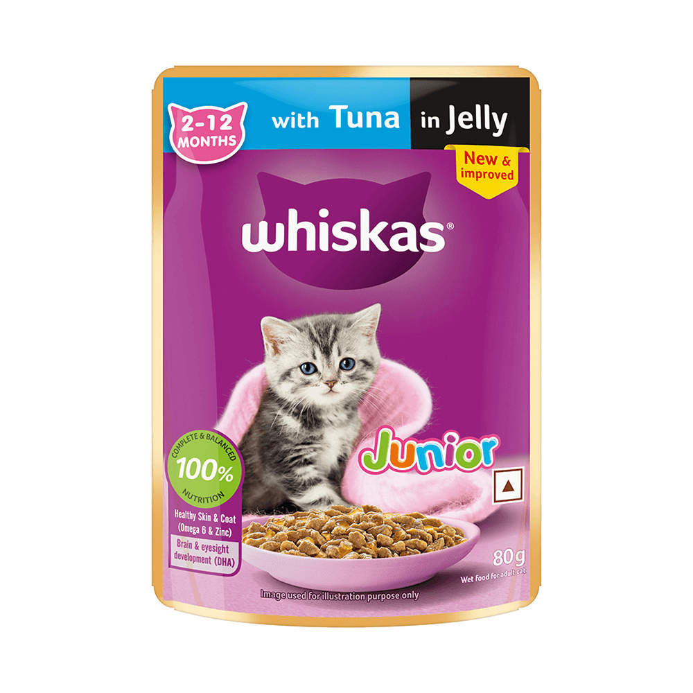 Whiskas Tuna in Jelly Kitten Cat Wet Food (80g) view 1