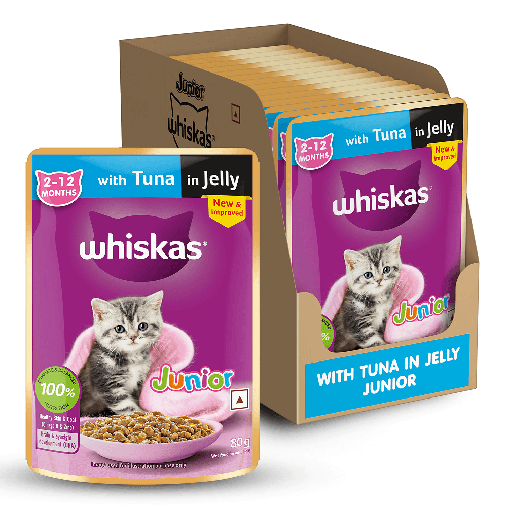 Whiskas Tuna in Jelly Kitten Cat Wet Food (80g) view 2
