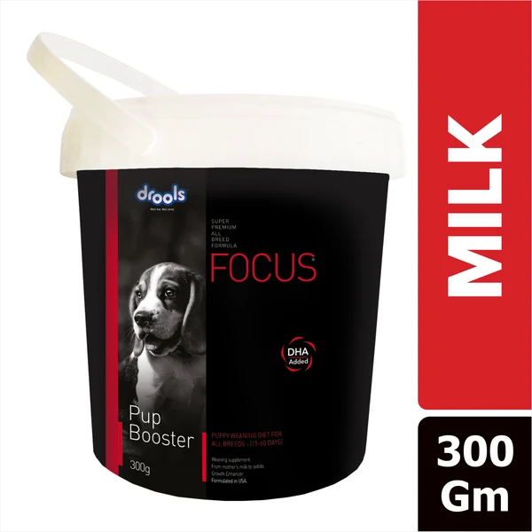 Drools Focus Pup Booster Puppy Weaning Diet for All Breeds (300g) view 1