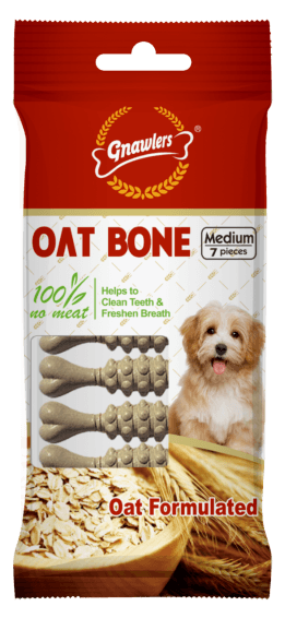 Gnawler Oat Bone Medium Chew Treats