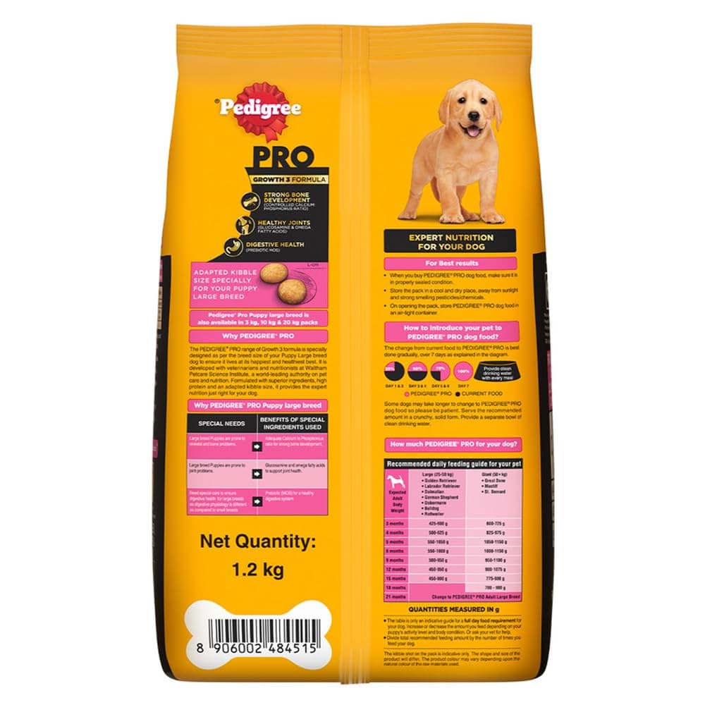 Pedigree Pro Puppy Large Dry Food view 2
