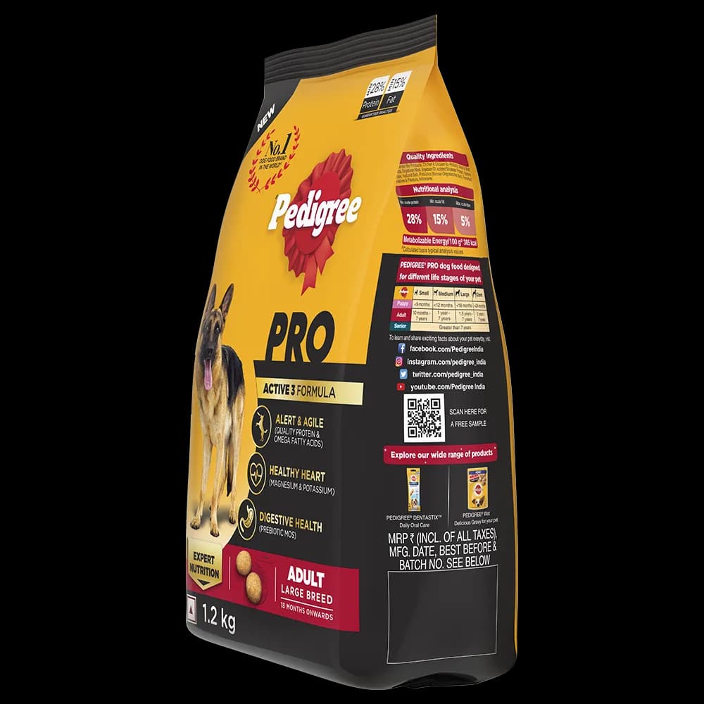Pedigree Pro Adult Large Dry Food view 4