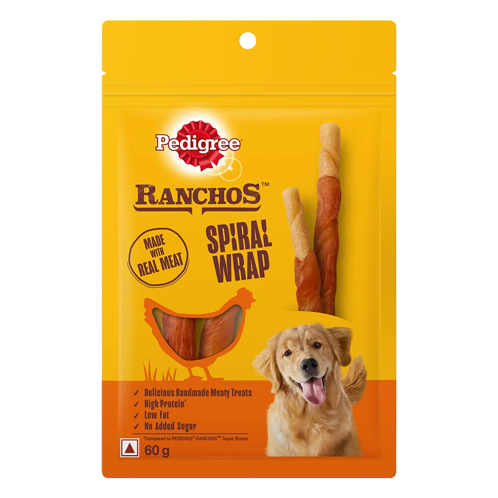 Pedigree Ranchos Spiral Wrap Chew Treats