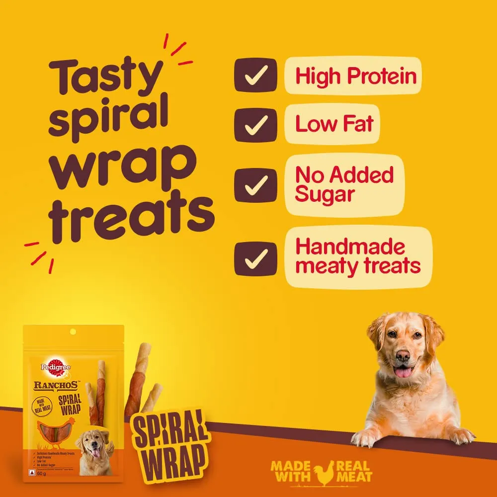 Pedigree Ranchos Spiral Wrap Chew Treats view 3