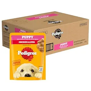 Pedigree Puppy Chicken Liver Gravy Wet Food