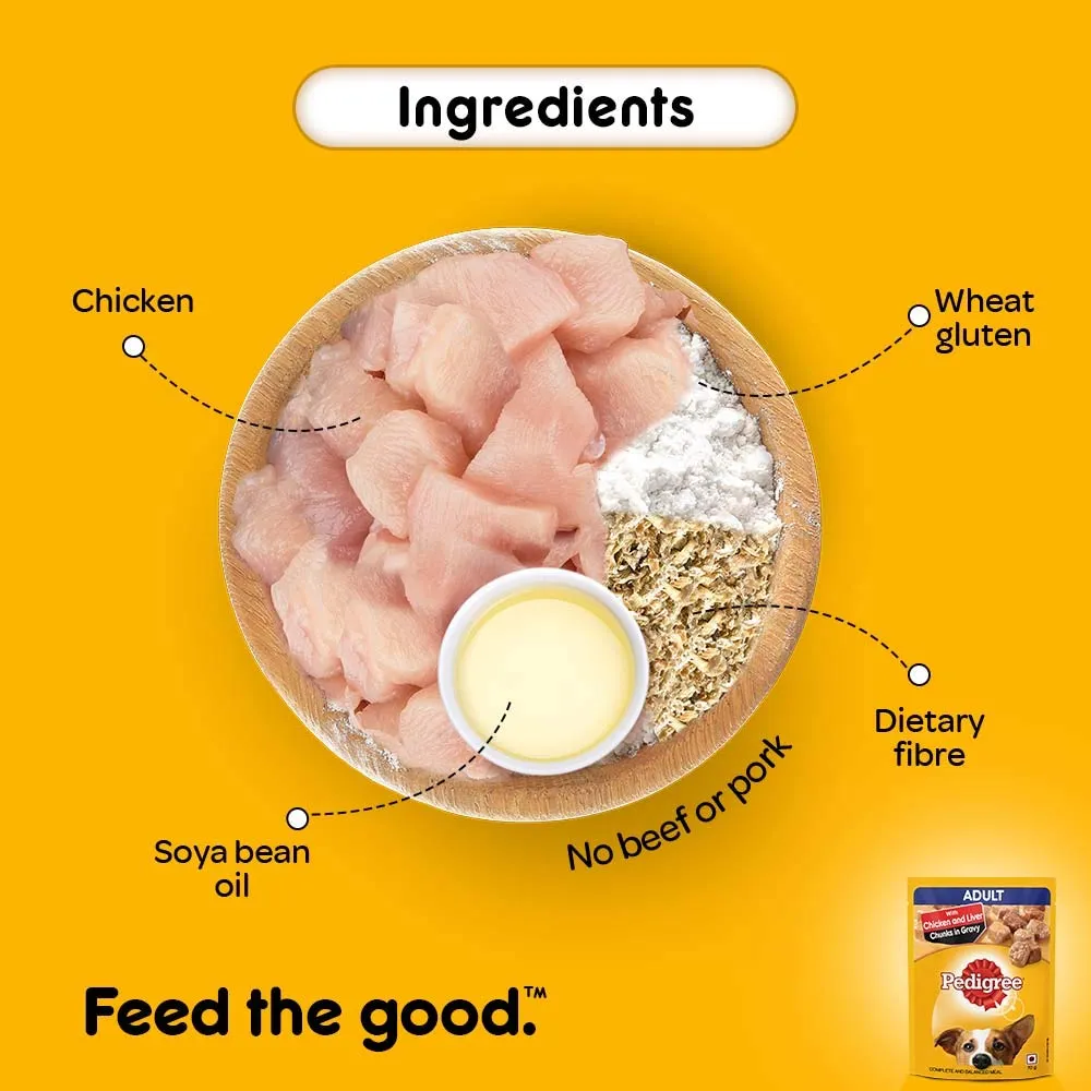 Pedigree Puppy Chicken Liver Gravy Wet Food view 3