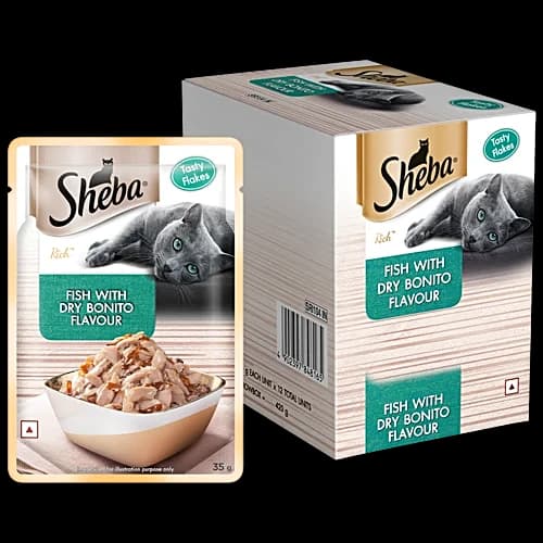 Sheba Fish Bonito Wet Food