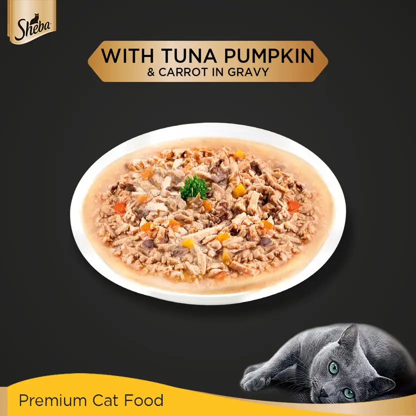 Sheba Tuna Pumpkin Carrot Wet Food view 2