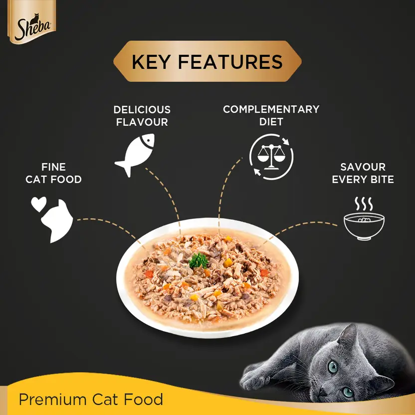 Sheba Tuna Pumpkin Carrot Wet Food view 3