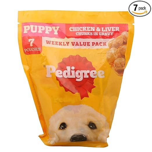 Pedigree Puppy Chicken Liver Gray Dry Food view 4