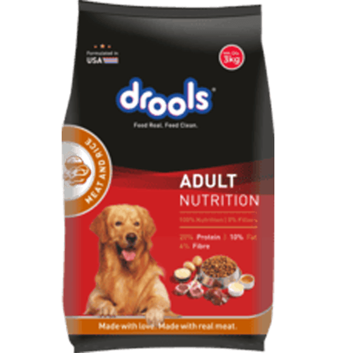 Drools Adult Meat Rice Dry Food