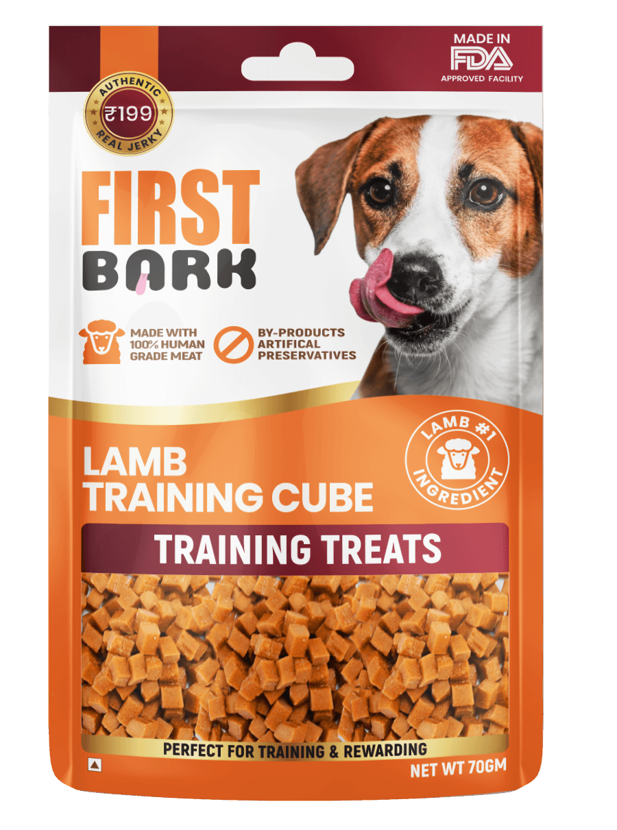 First Bark Lamb Training Cube Dog Treats