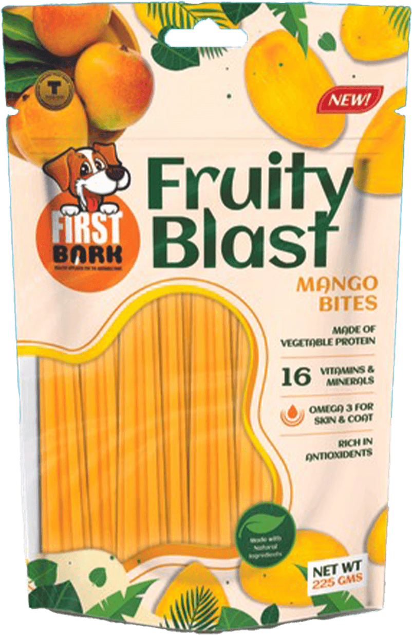 First Bark Fruity Blast Mango Bites Dog Treats