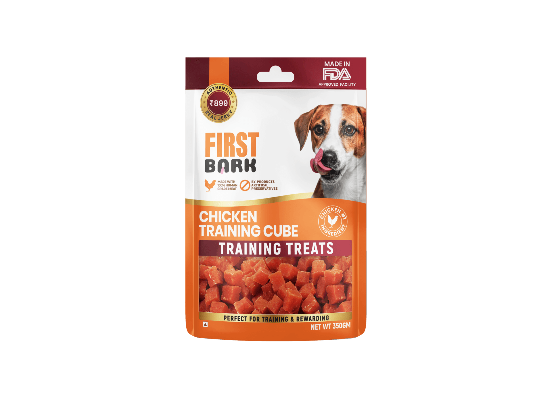 First Bark Chicken Training Cube Dog Treats V3