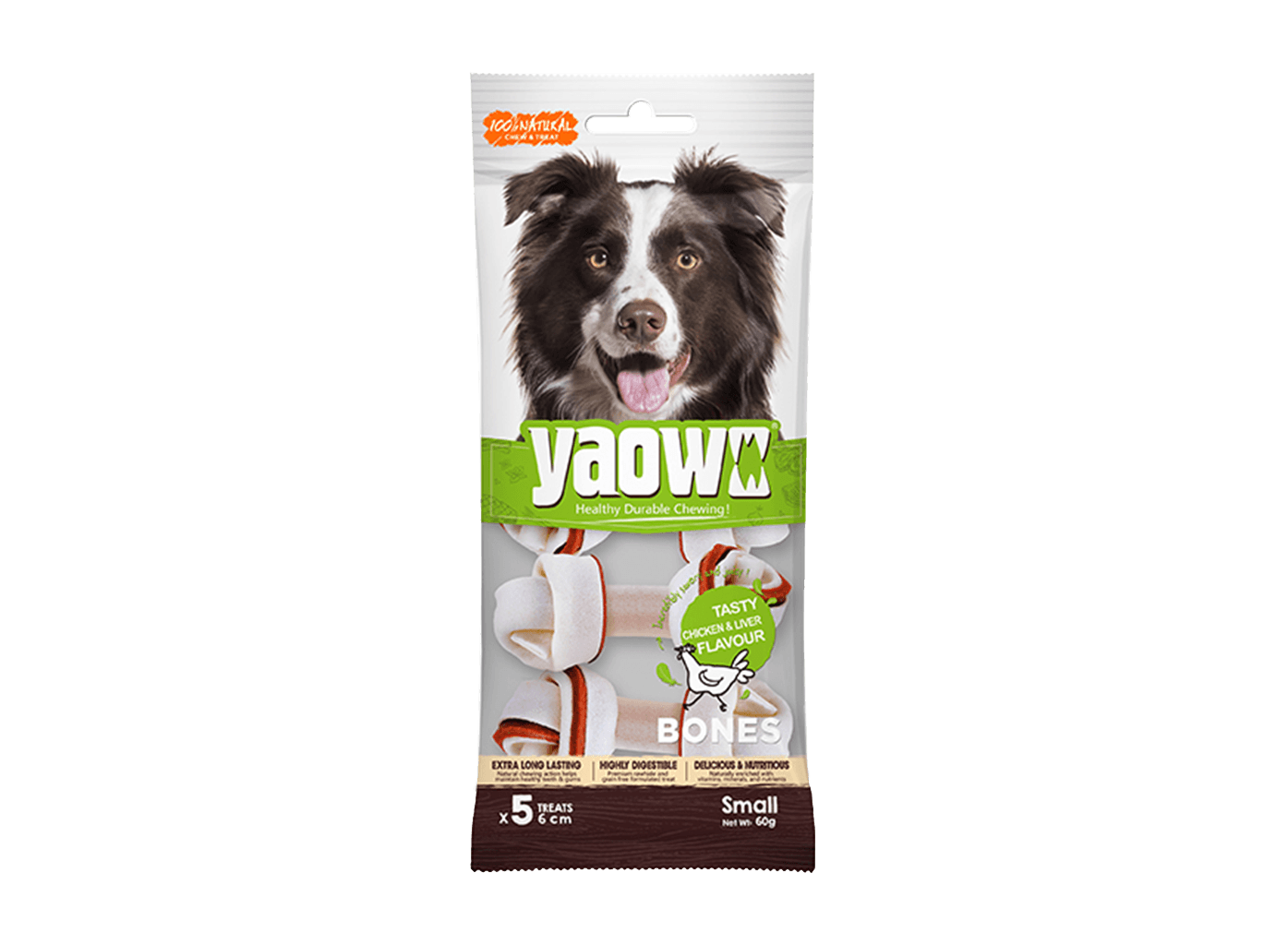 Gnawler Yaowo Small Braid Bone Chew Treats