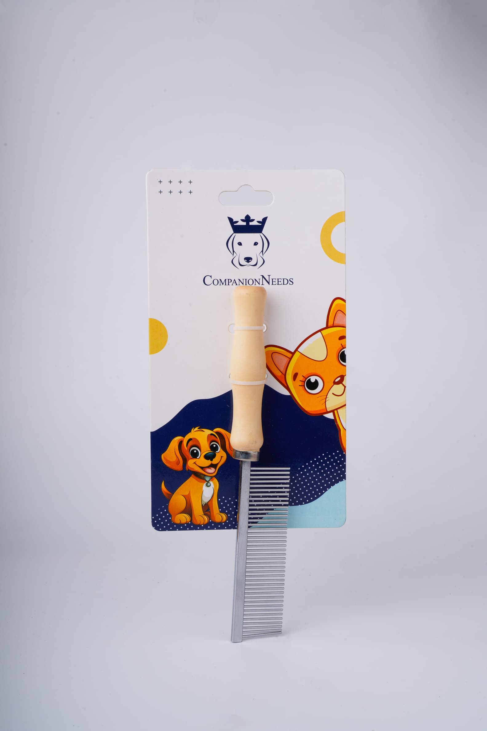 Companion Needs Single Side Wooden Comb Grooming Brush