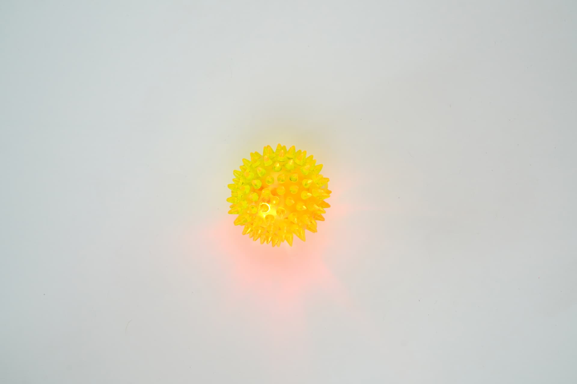 Companion Needs Led Rubber Ball Spike Dog Toy