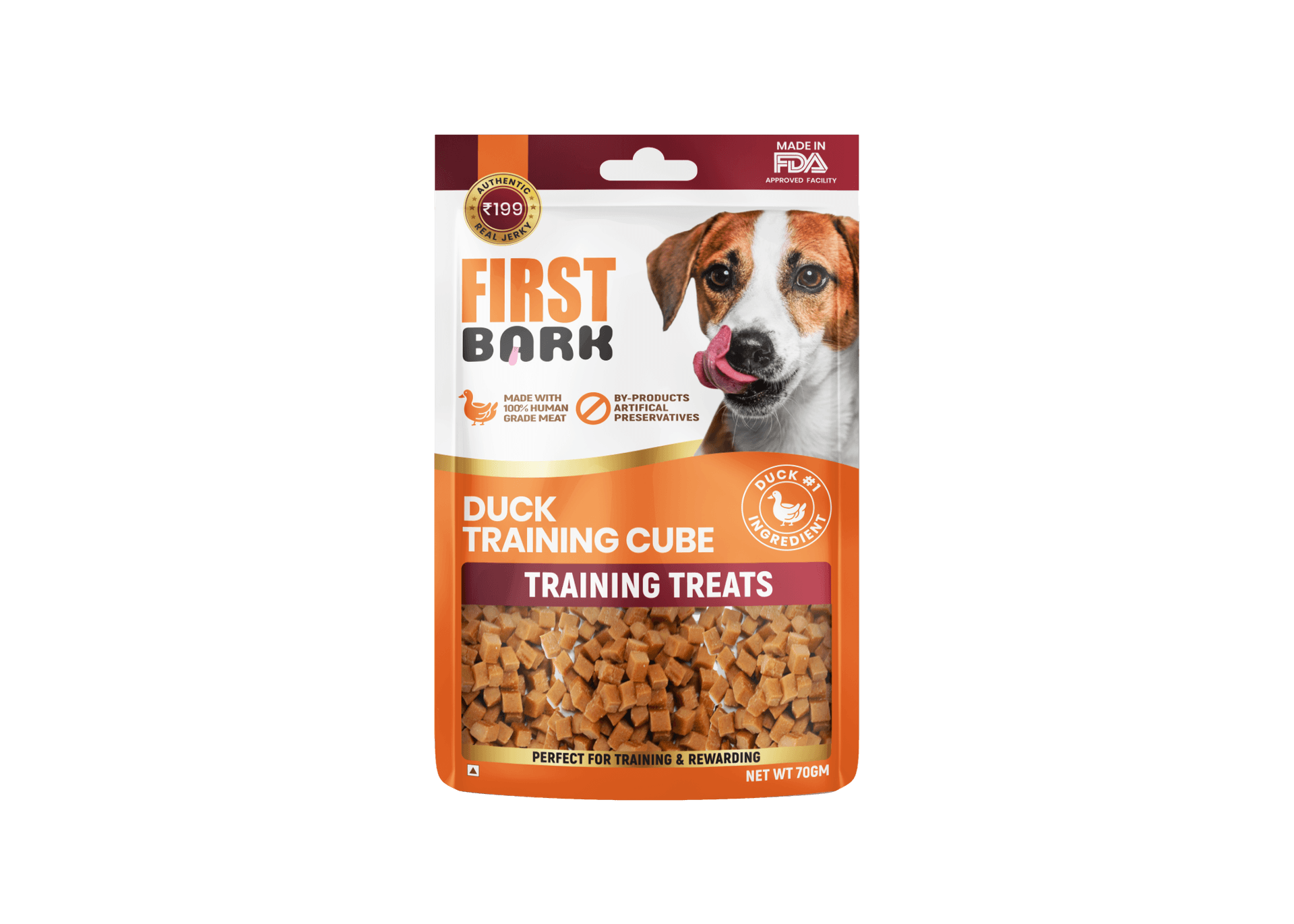 First Bark Duck Training Cube Dog Treats