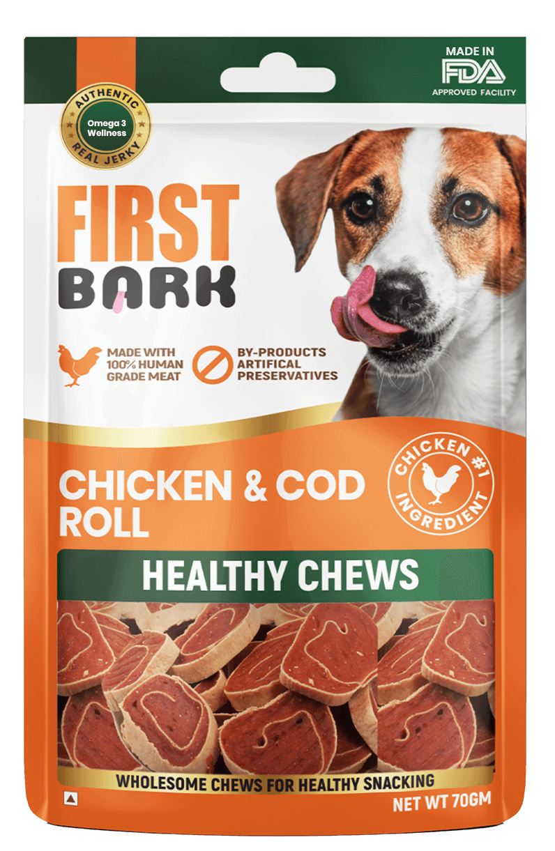 First Bark Chicken Cod Dog Treats
