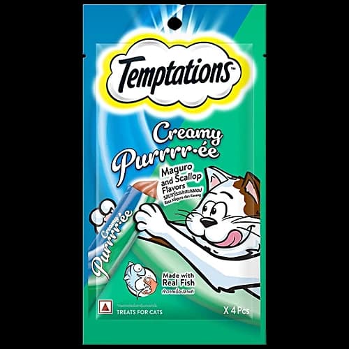 Temptations Creamy Maguro Scallop Cat Treats