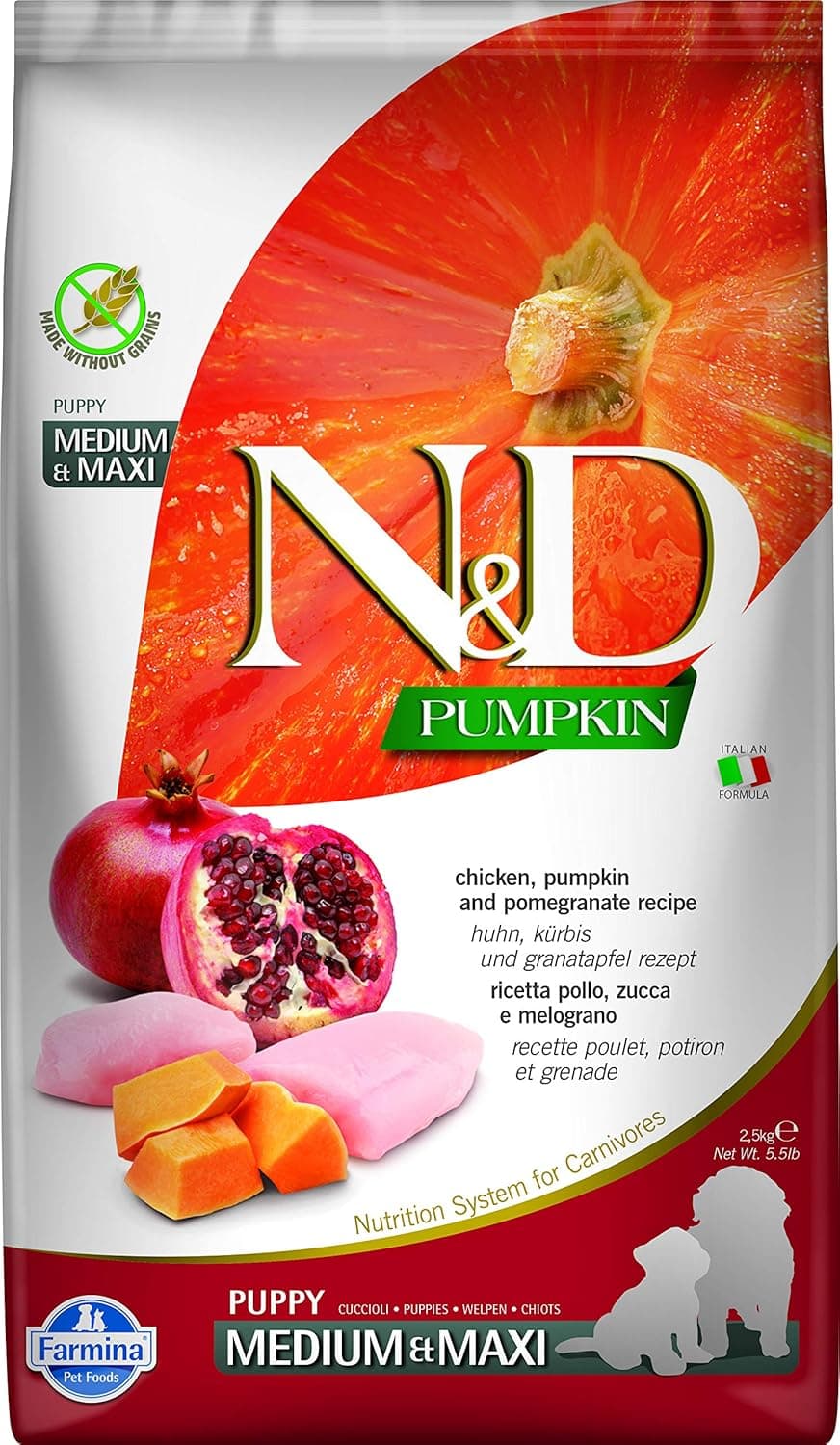 Farmina Nd Pumpkin Dog Chicken Pumpkin Pomegranate Dry Food