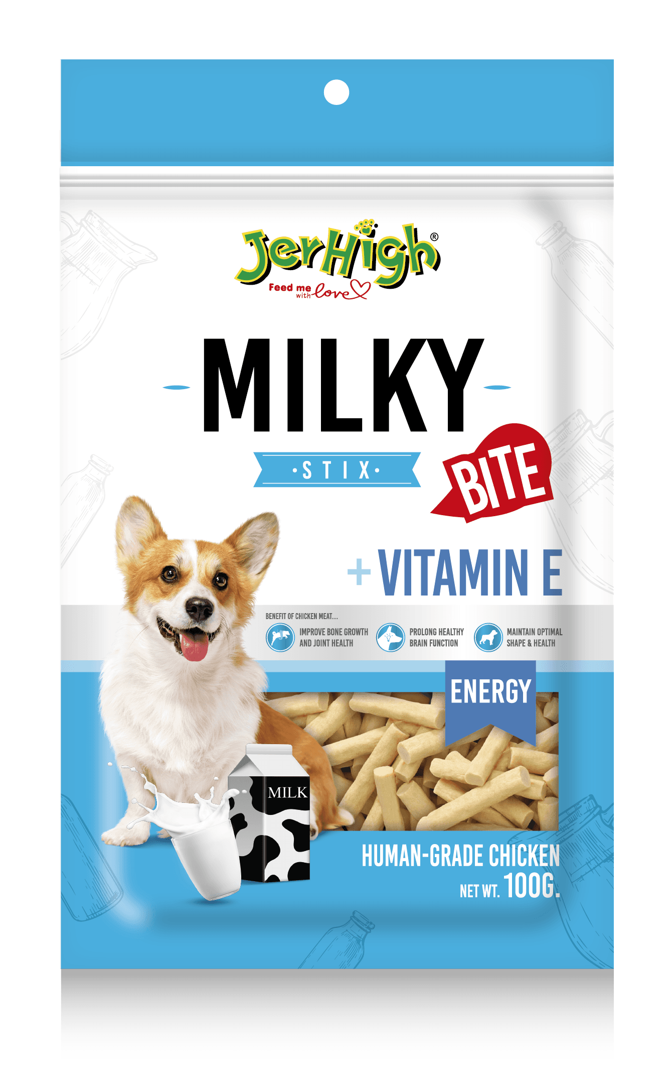Jerhigh Milky Stix Vitamin Dog Treats