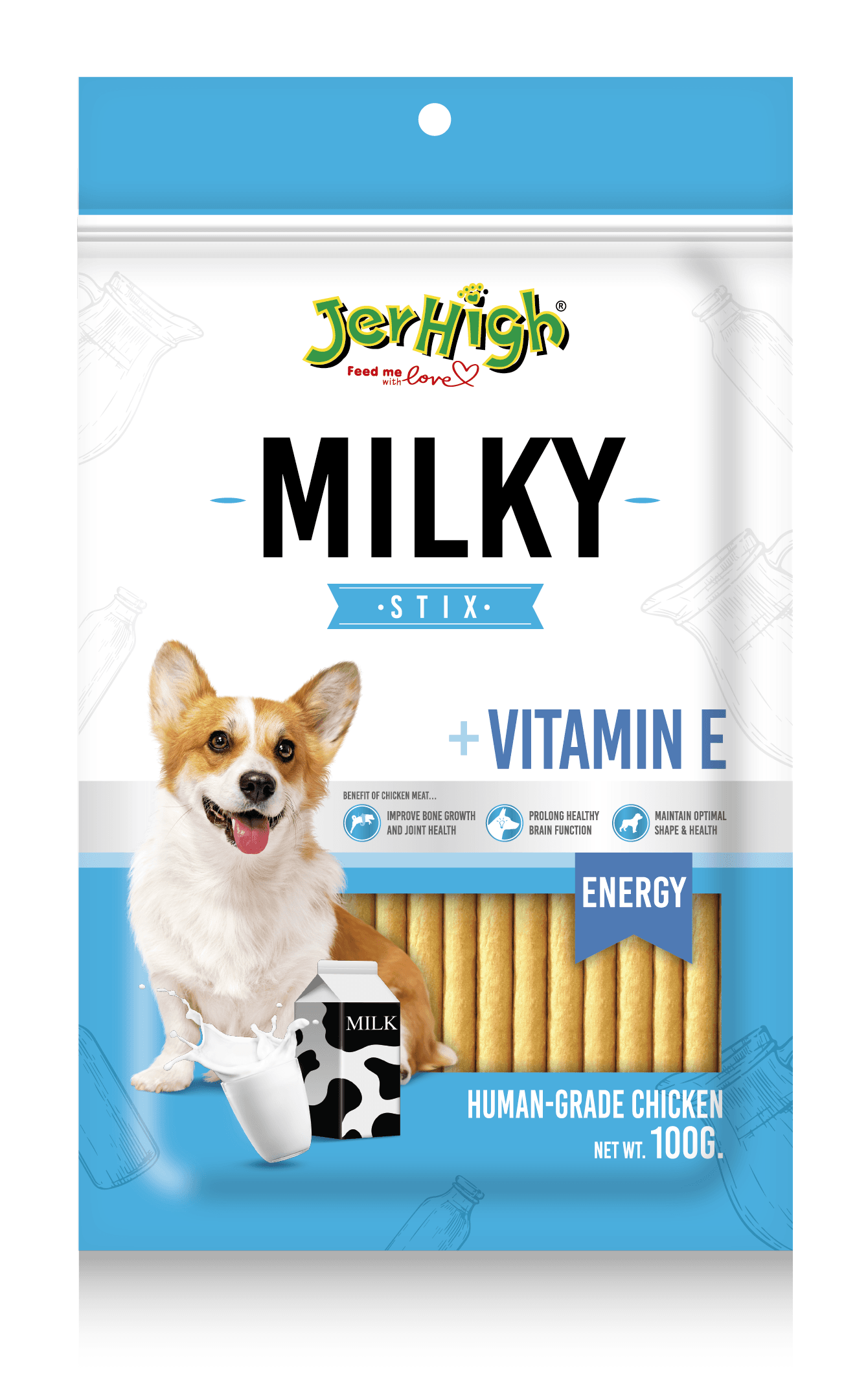 Jerhigh Milky Stick Dog Treats
