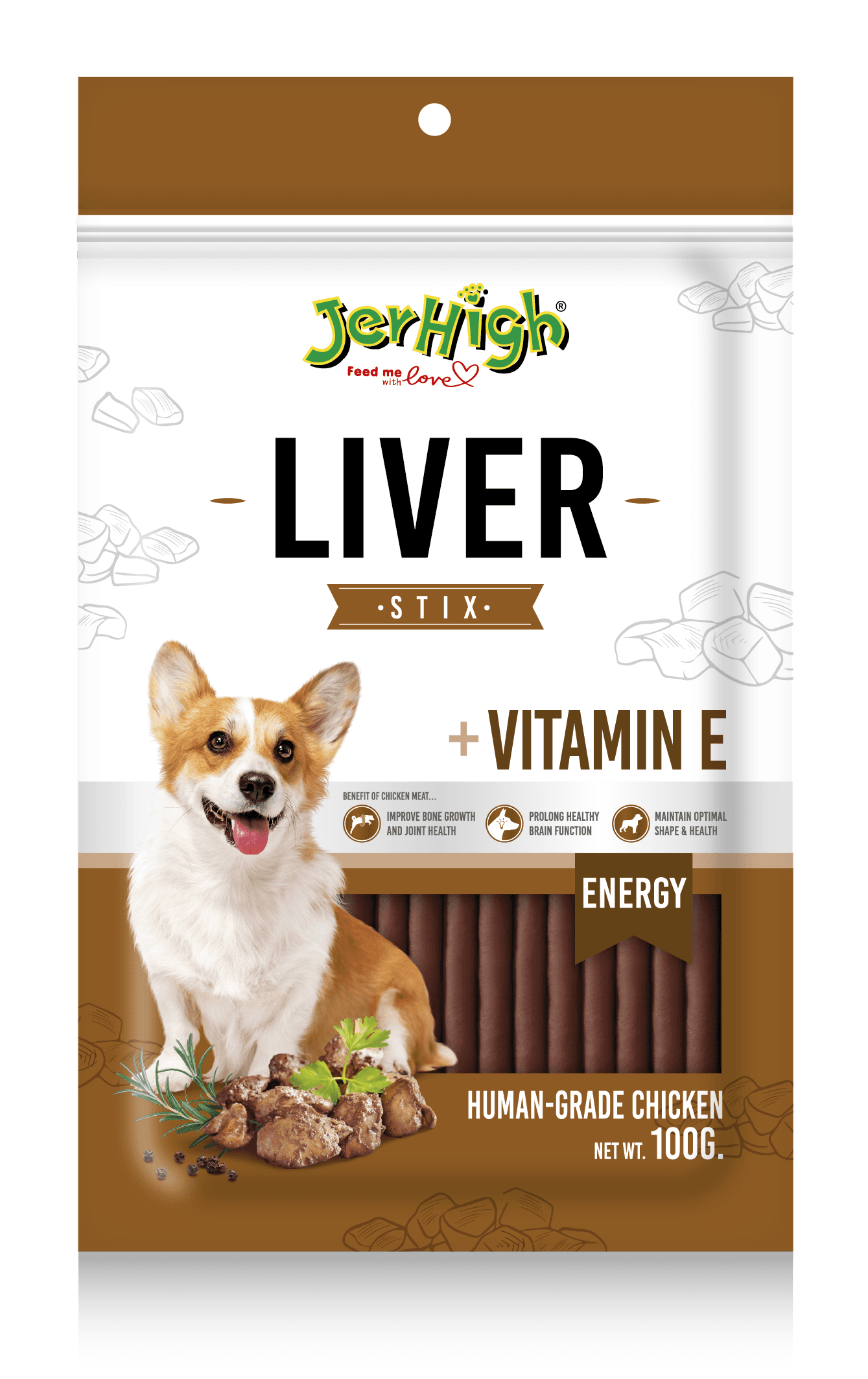 Jerhigh Liver Stick Dog Treats