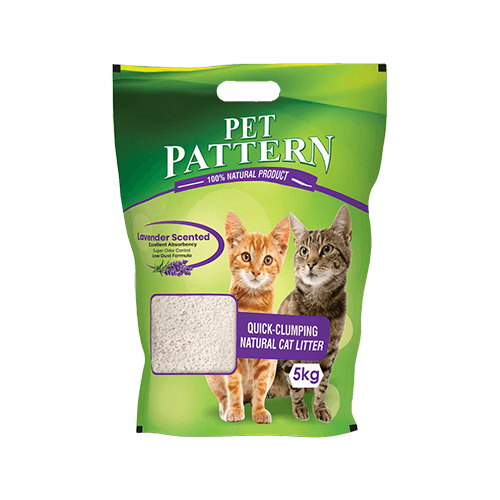 Pet Pattern Lavender Scented Cat Litter
