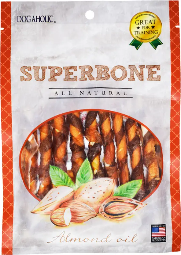 Super Bone Almond Oil Sticks 27 Dog Treats