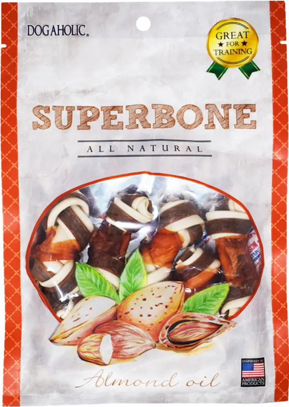 Super Bone Almond Oil Knotted 21 Chew Treats