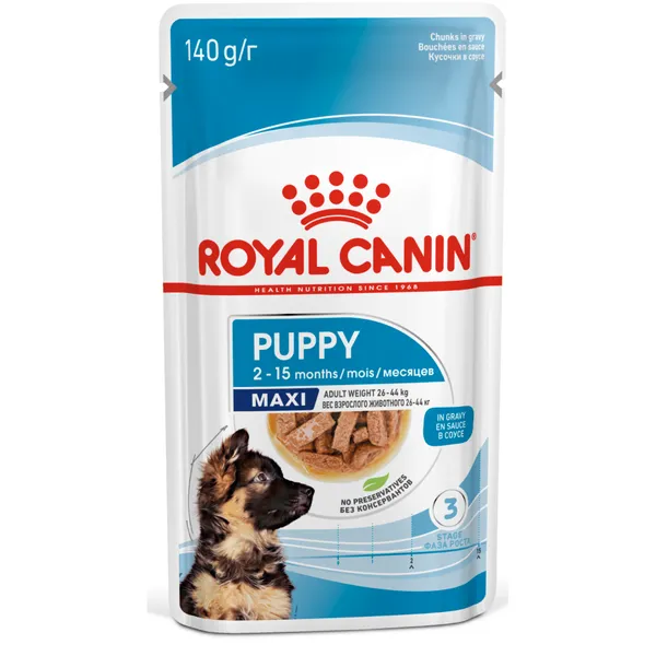 Royal Canin Maxi Puppy Gravy Wet Food