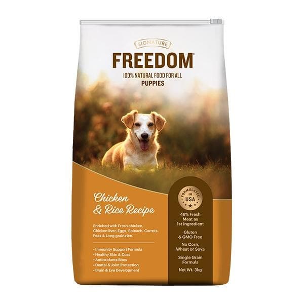 Signature Freedom Puppy Chicken Rice Dog Dry Food