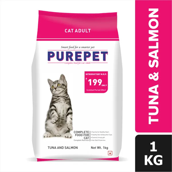Purepet Tuna Salmon Adult Cat Dry Food