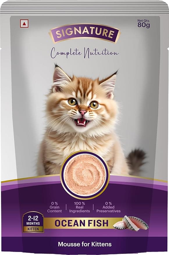 Signature Kitten Cat Mousse Ocean Fish Wet Food