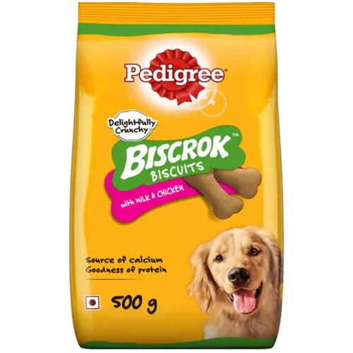 Pedigree Biscrok Milk Chicken Dog Treats