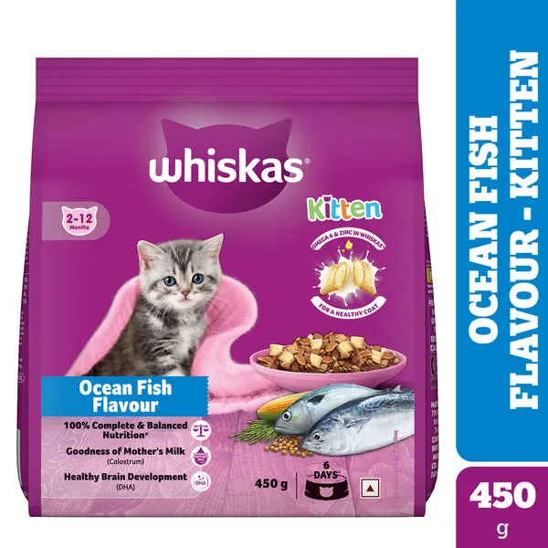 Whiskas Kitten Ocean Fish Dry Food