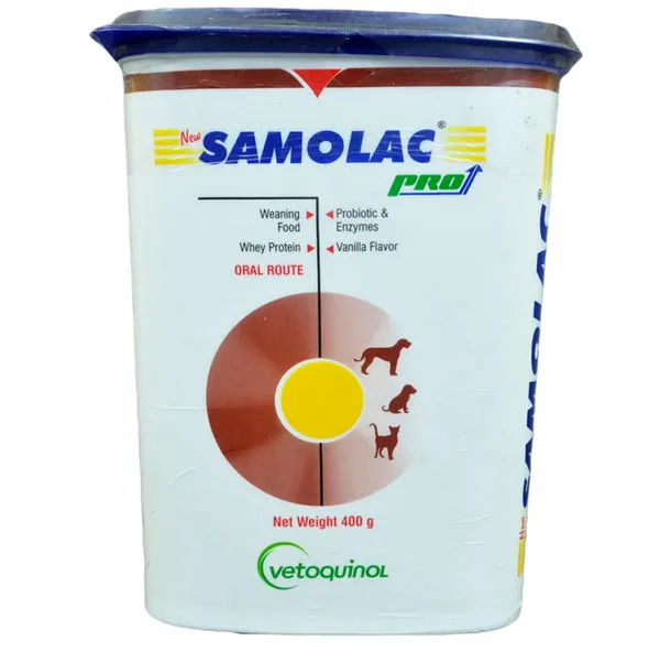 Vetoquinol Samolac Pro Weaning Dogs Cats Supplement