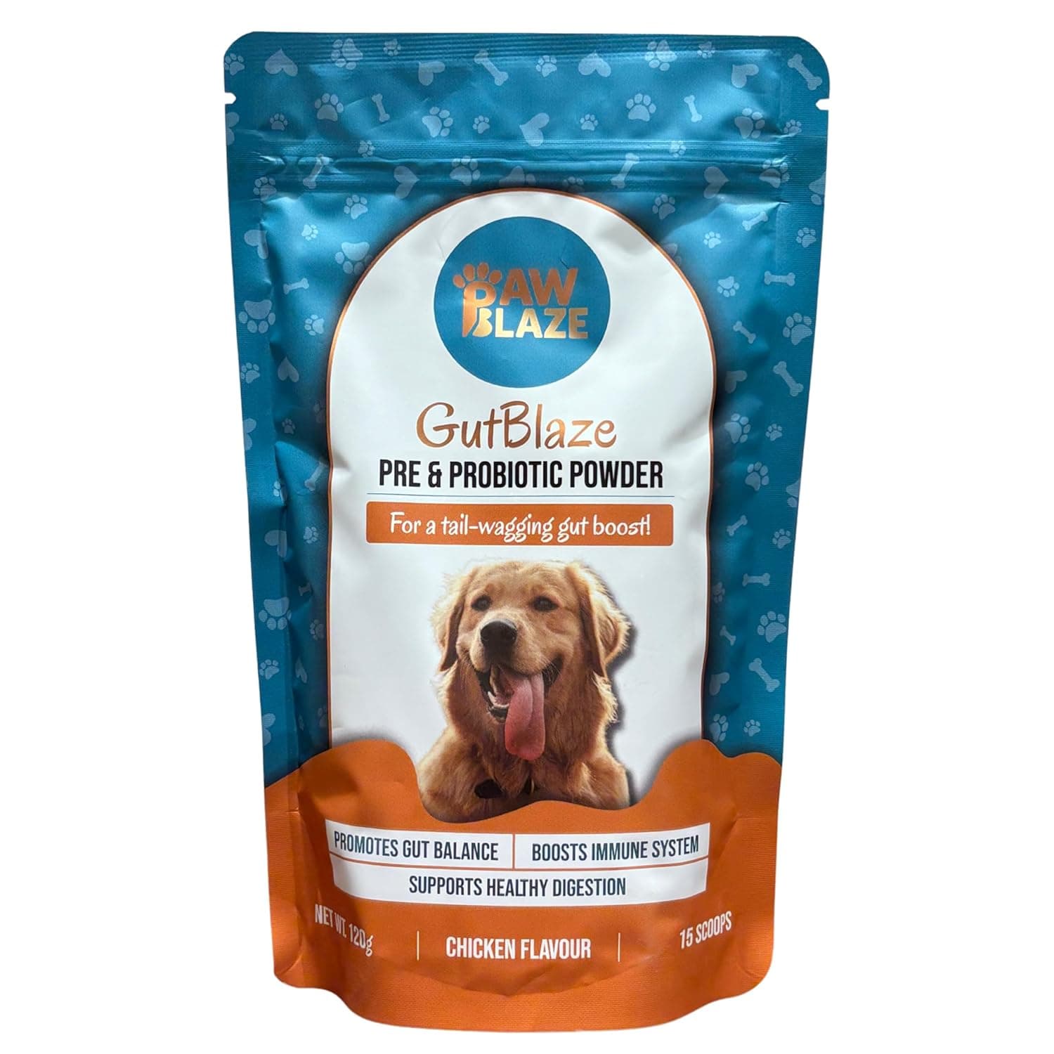 Paw Blaze Gutblaze Pre Probiotic Powder Dogs Supplement