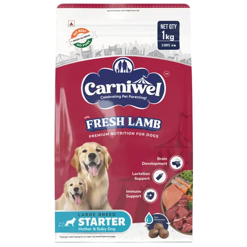 Carniwel Lamb Starter Large Mother Baby Dog Dry Food